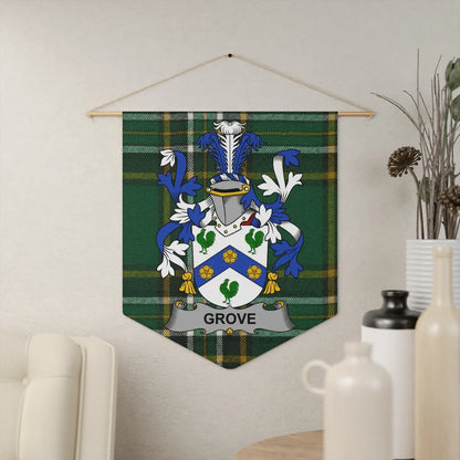 Custom Family Crest Wall Tapestry Decor Product