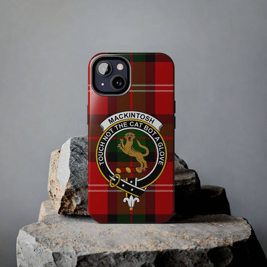 Mackintosh Clan Scottish Tartan Cell Phone Case - Celtic Ancestry Gifts