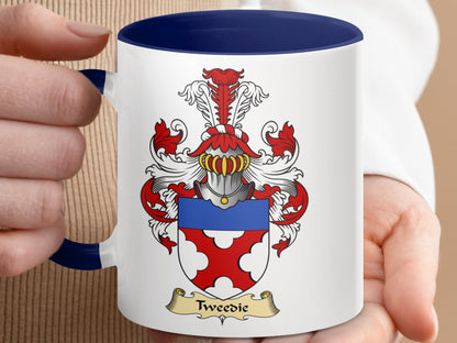 Clan Tweedie Scottish Coat of Arms Mug - Living Stone Gifts