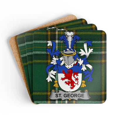 St. George Family Crest Scottish Tartan Pattern product