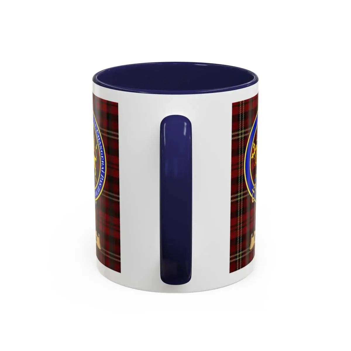 Davies family crest mug shown in 11 oz and 15 oz sizes