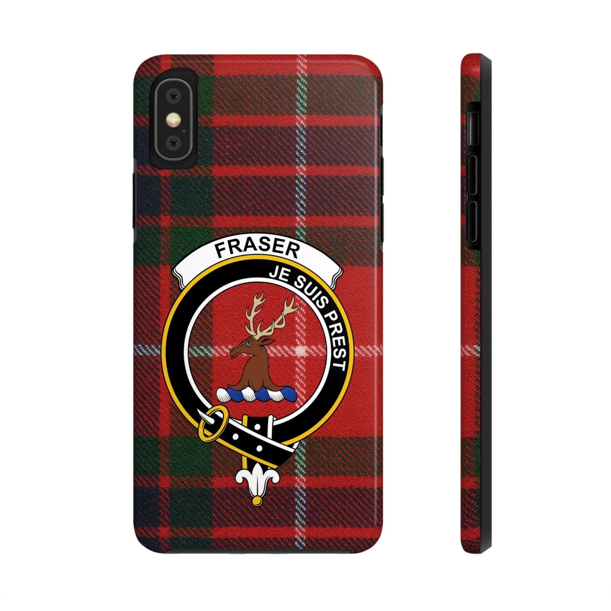 Fraser Clan Scottish Tartan Cell Phone Case - Celtic Ancestry Gifts