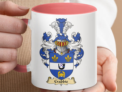 Clan Crabbie Scottish Clan Accent Coffee Mug - Living Stone Gifts