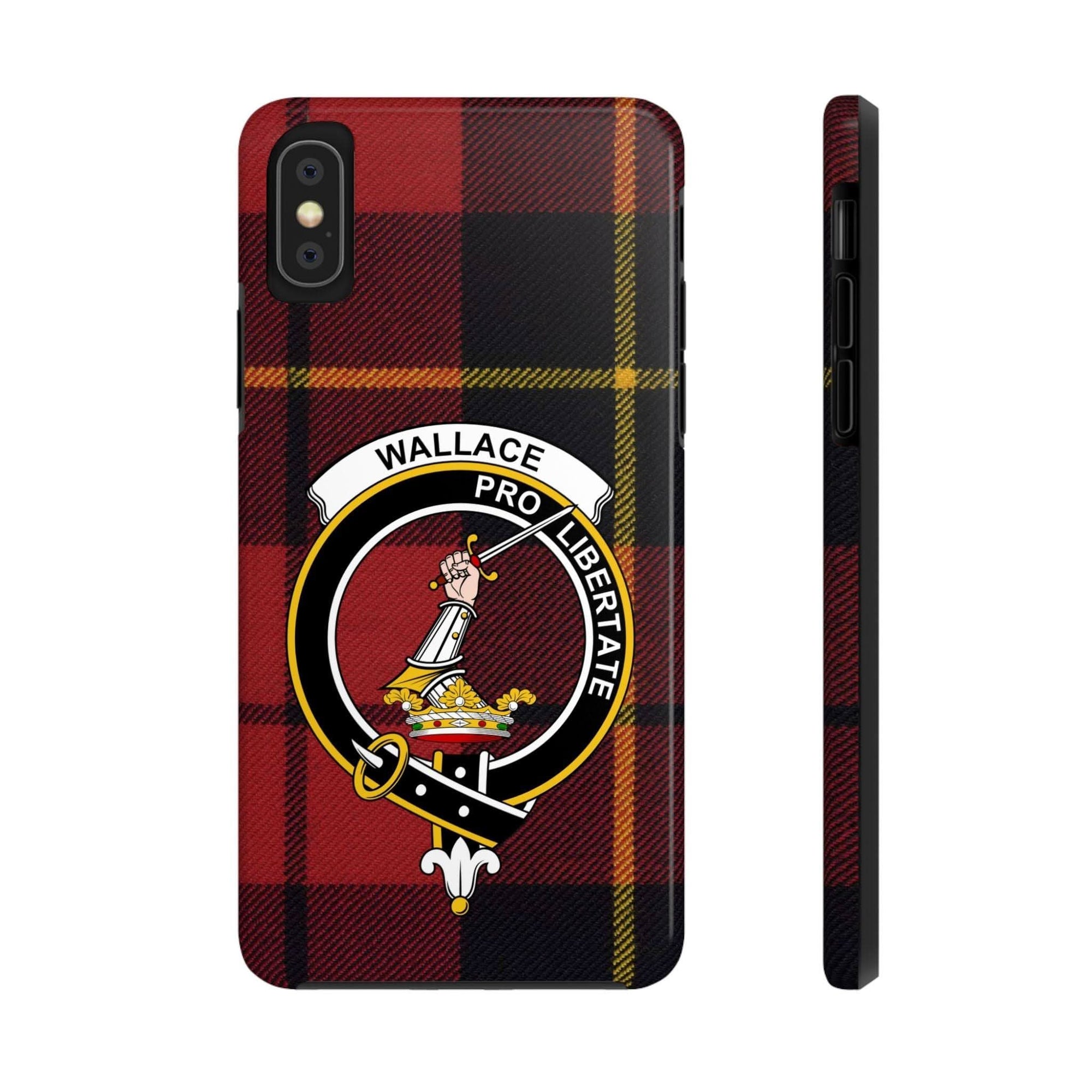 Wallace Clan Scottish Tartan Cell Phone Case - Celtic Ancestry Gifts