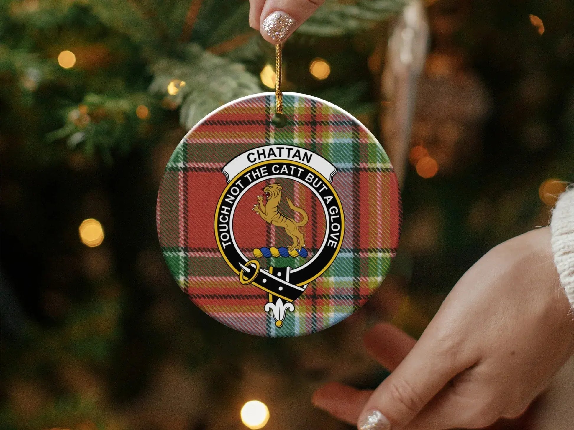 Chattan Touch Not The Catt But A Glove ornament product