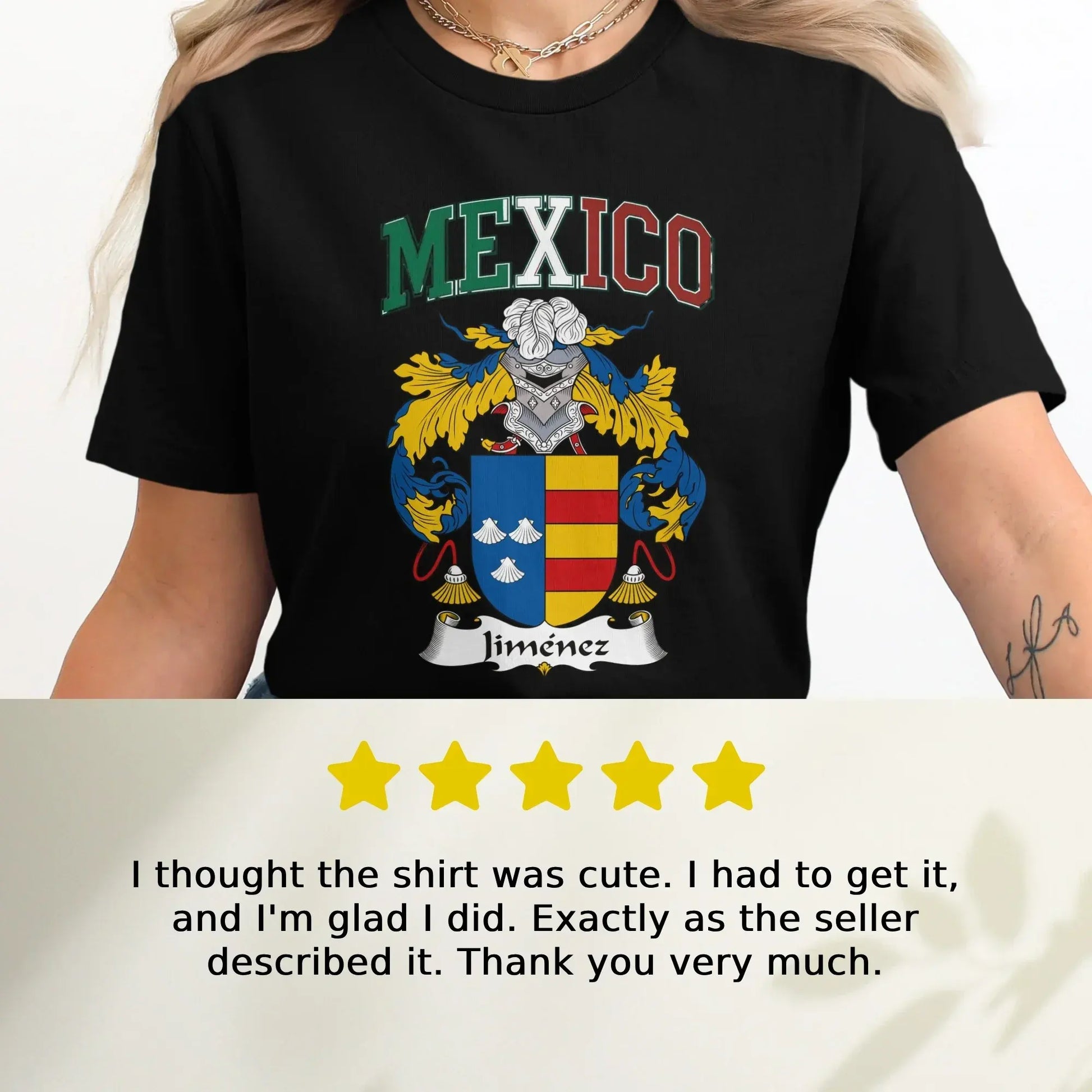 Mexico Jimenez Family Crest Graphic Logo Shirt product