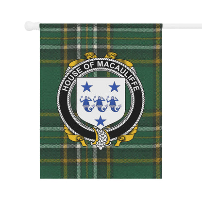 House of MacAuliffe Scottish Tartan Plaid Flag Banner
