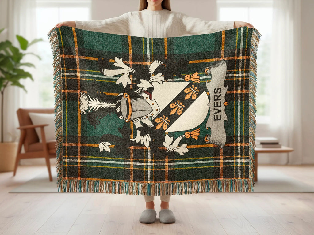 Evers Clan Tartan Plaid Custom Family Crest product type