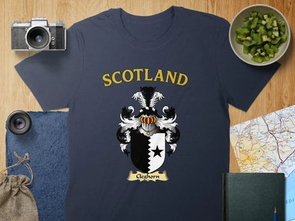 Scotland Family Crest Design Casual T-shirt product type
