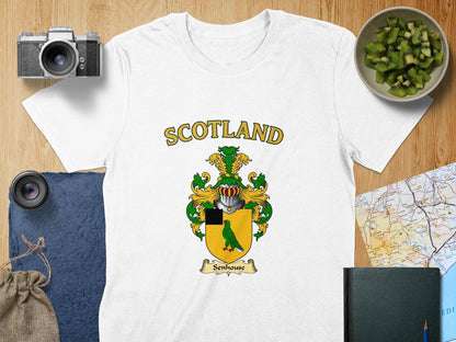 Senhouse Clan Family Crest Scotland T-Shirt - Celtic Ancestry Gifts