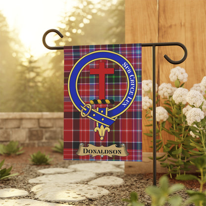 Donaldson Clan Scottish Tartan Crest Garden Flag