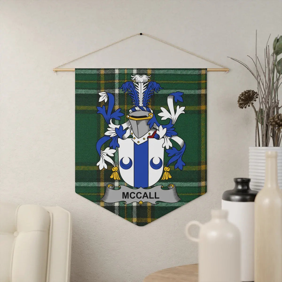 Family Crest Tartan Plaid Wall Hanging Decor product
