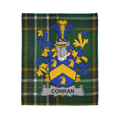 Conran Family Crest Printed Tartan Blanket product