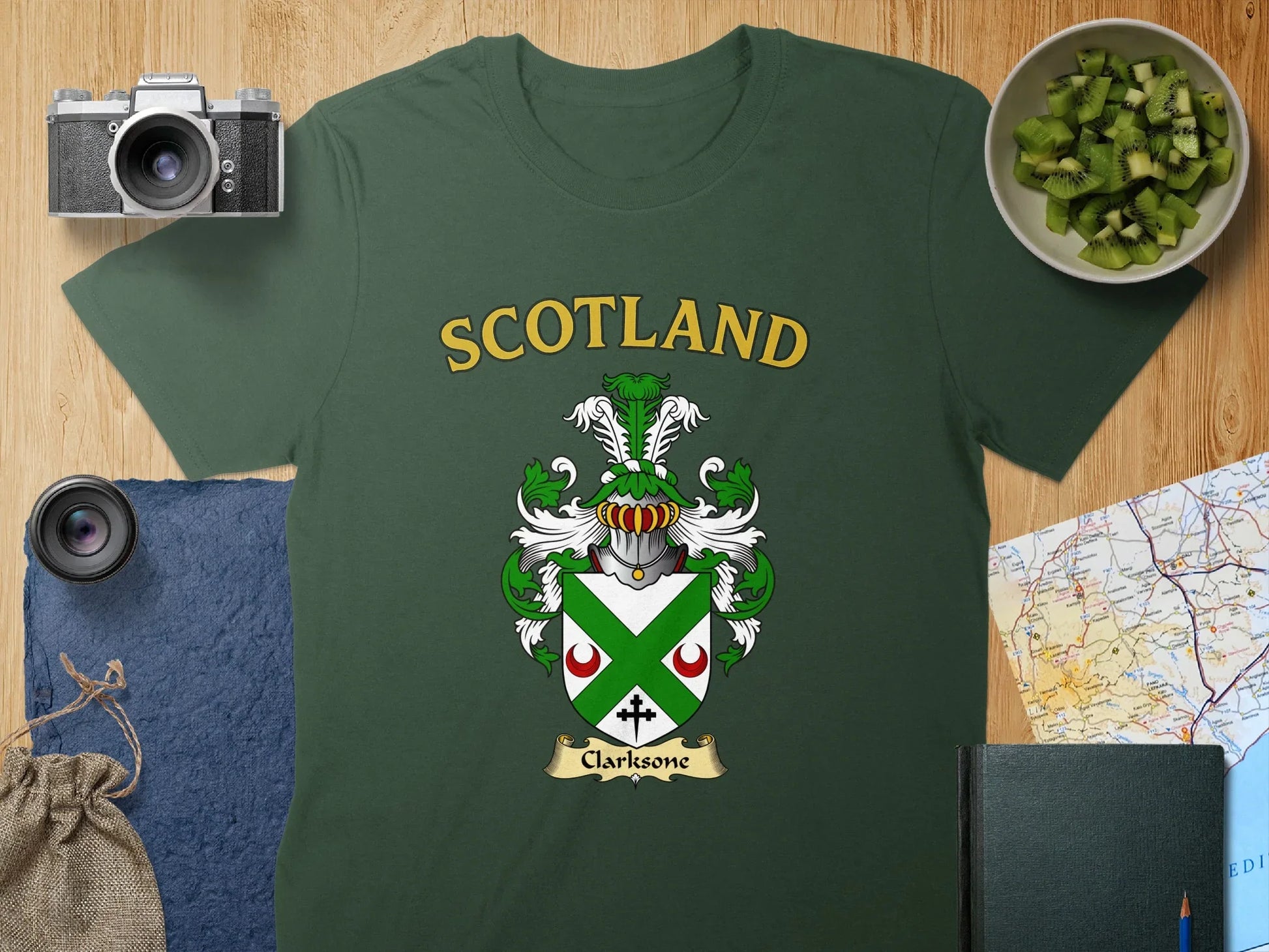 Scotland Clarkson Family Crest Design T-shirt product