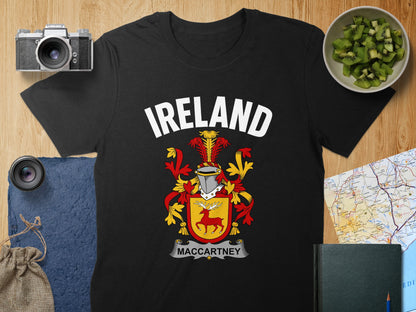 Ireland MacCartney Family Crest T-shirt