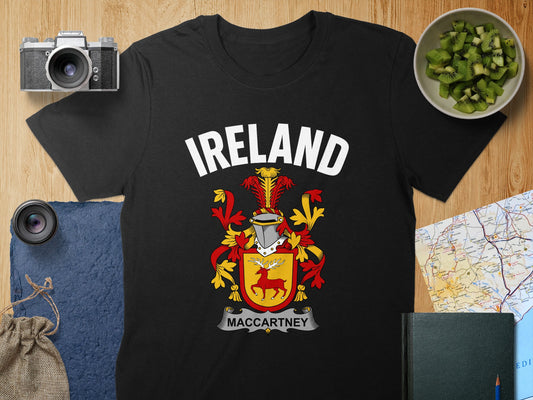 Ireland MacCartney Family Crest T-shirt