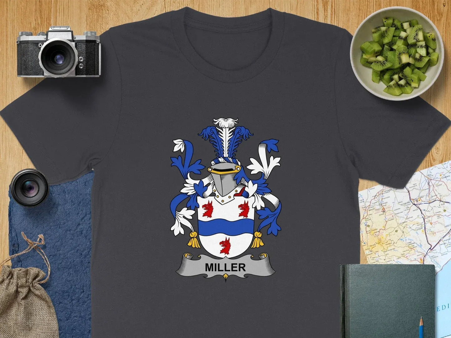 Vintage Miller Family Crest Design T-Shirt product