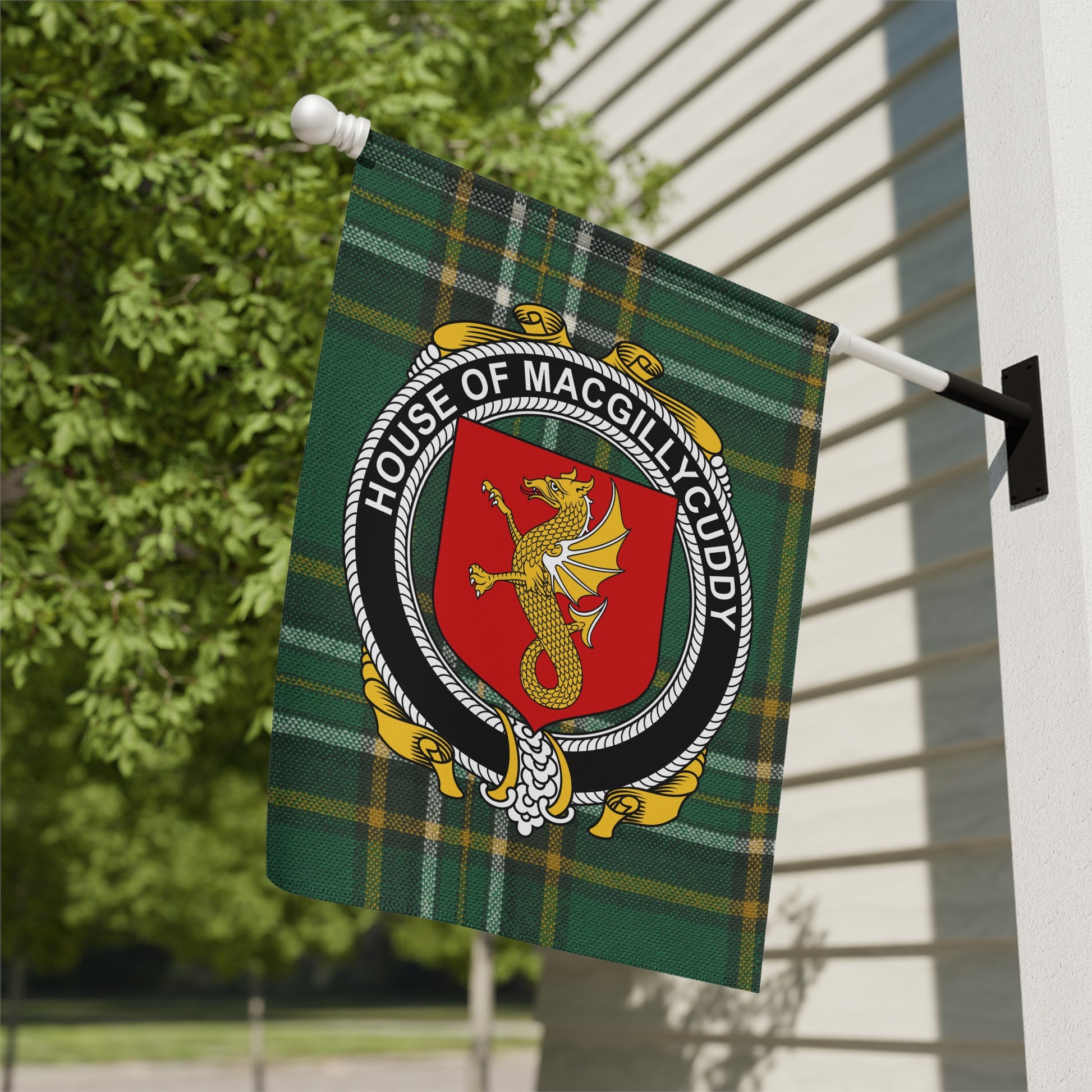 House of Macgillycuddy Plaid Design Flag Product