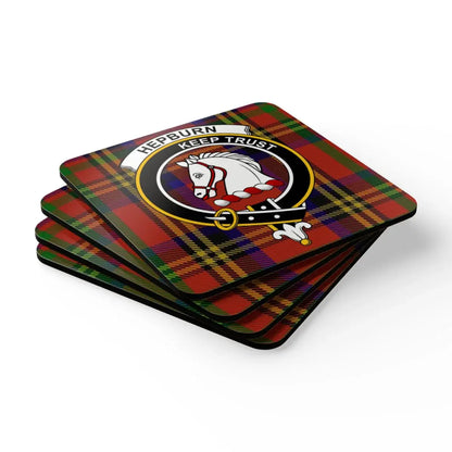 Hepburn Keep Trust Plaid Design Coaster Set product type