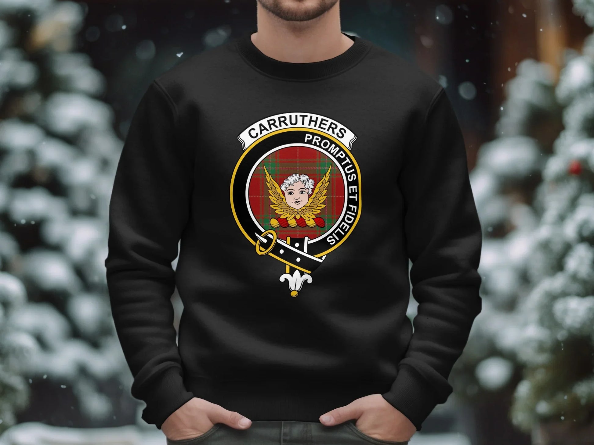 Carruthers Family Crest Pullover Sweatshirt product