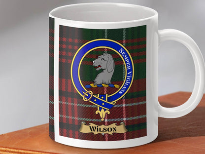 Scottish Clan Tartan Wilson Coffee Mug product type