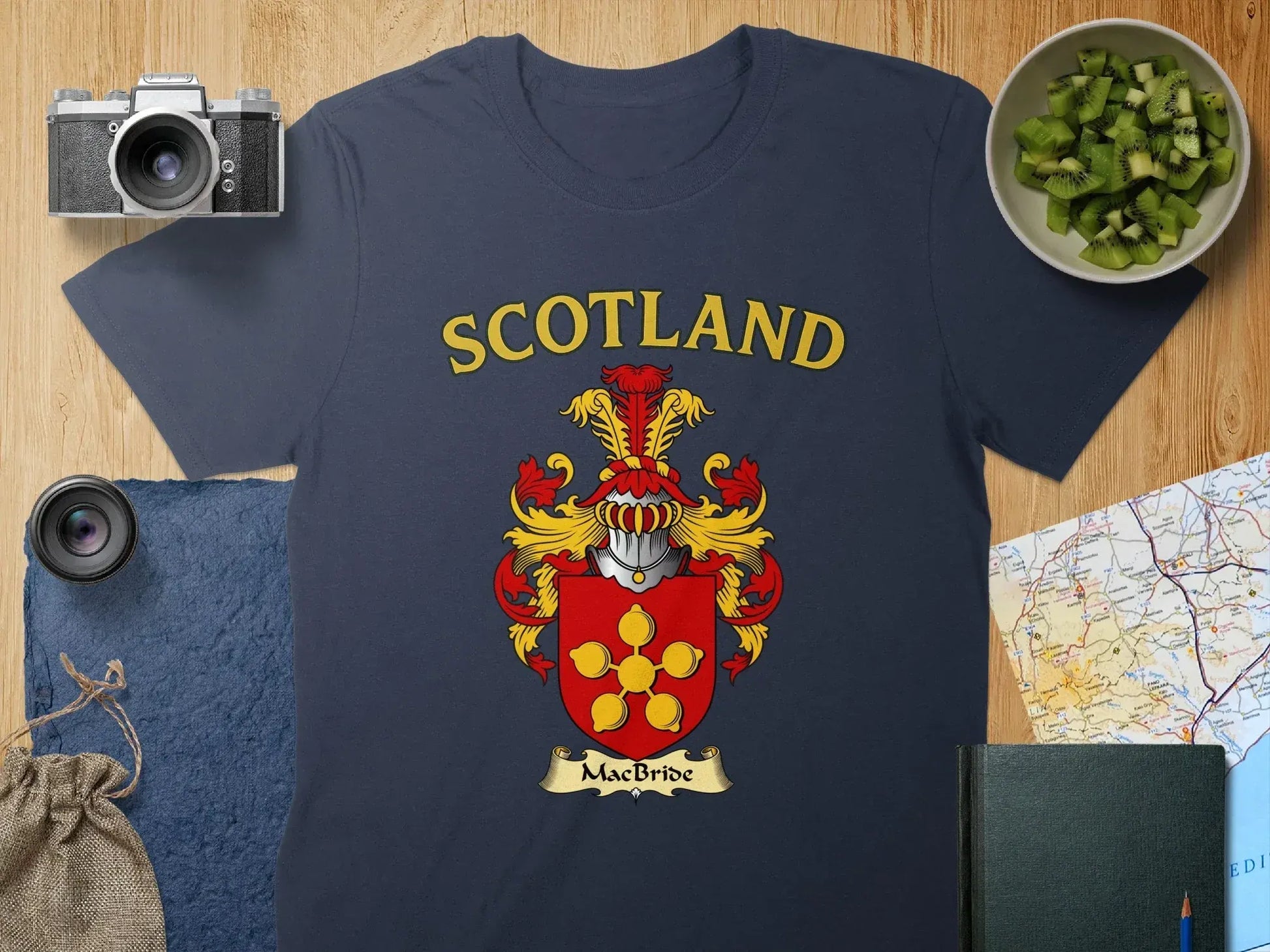 Scotland MacBride Crest Design Printed T-shirt product type