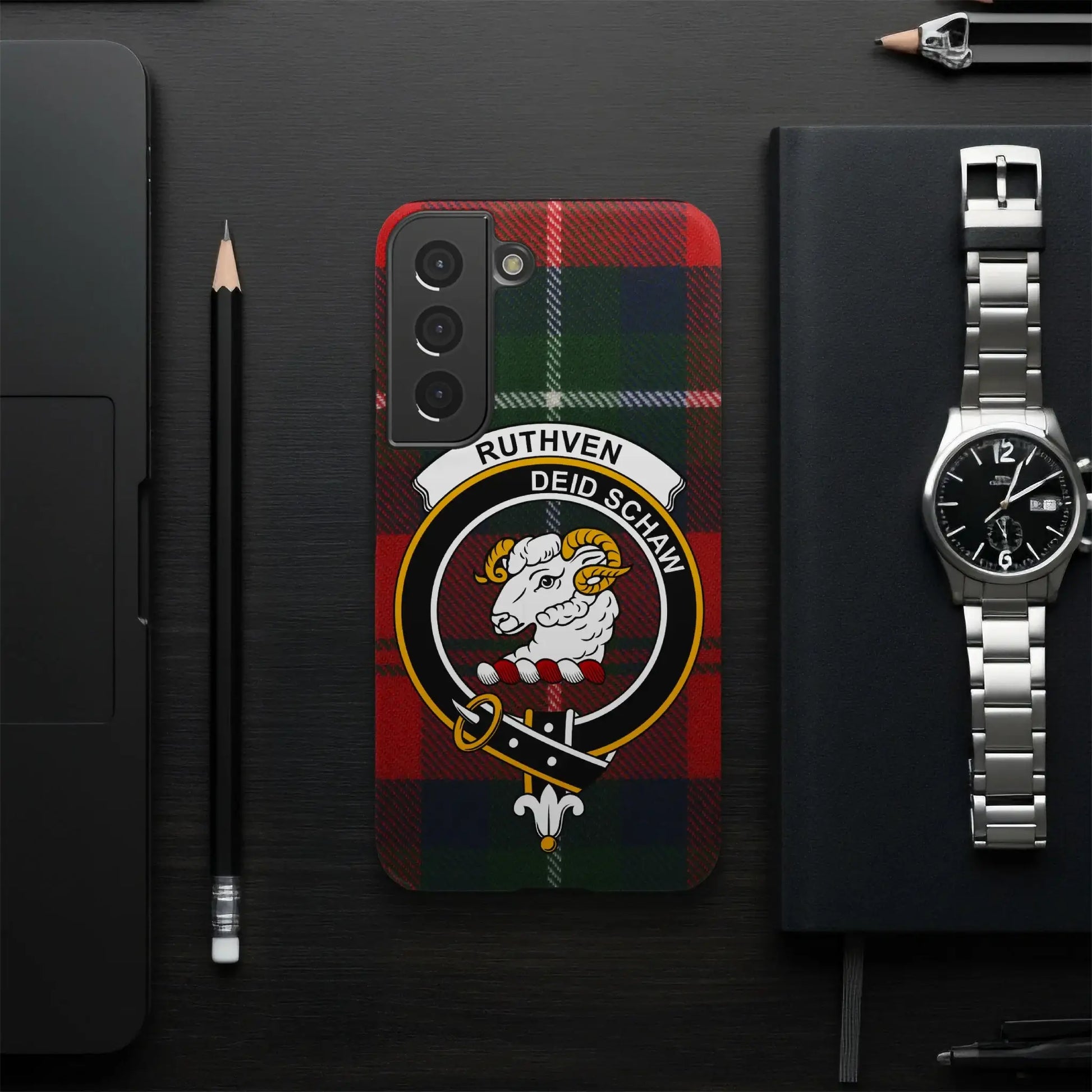 Ruthven Deid Schaw Clan Crest Samsung Phone Case