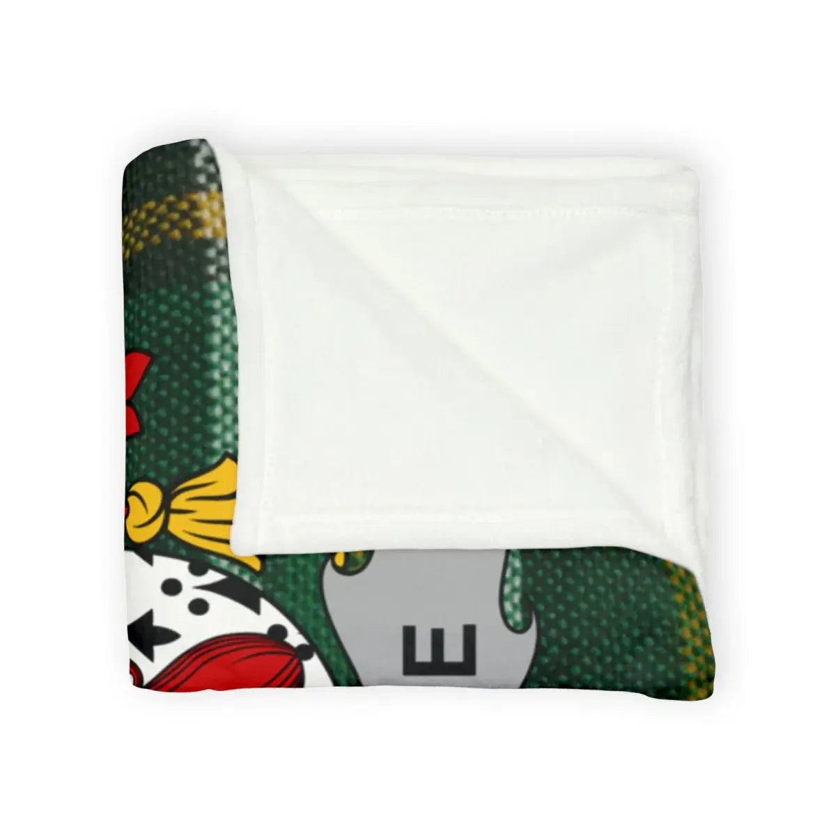 Cozy Decorative Green Red White Blanket product type