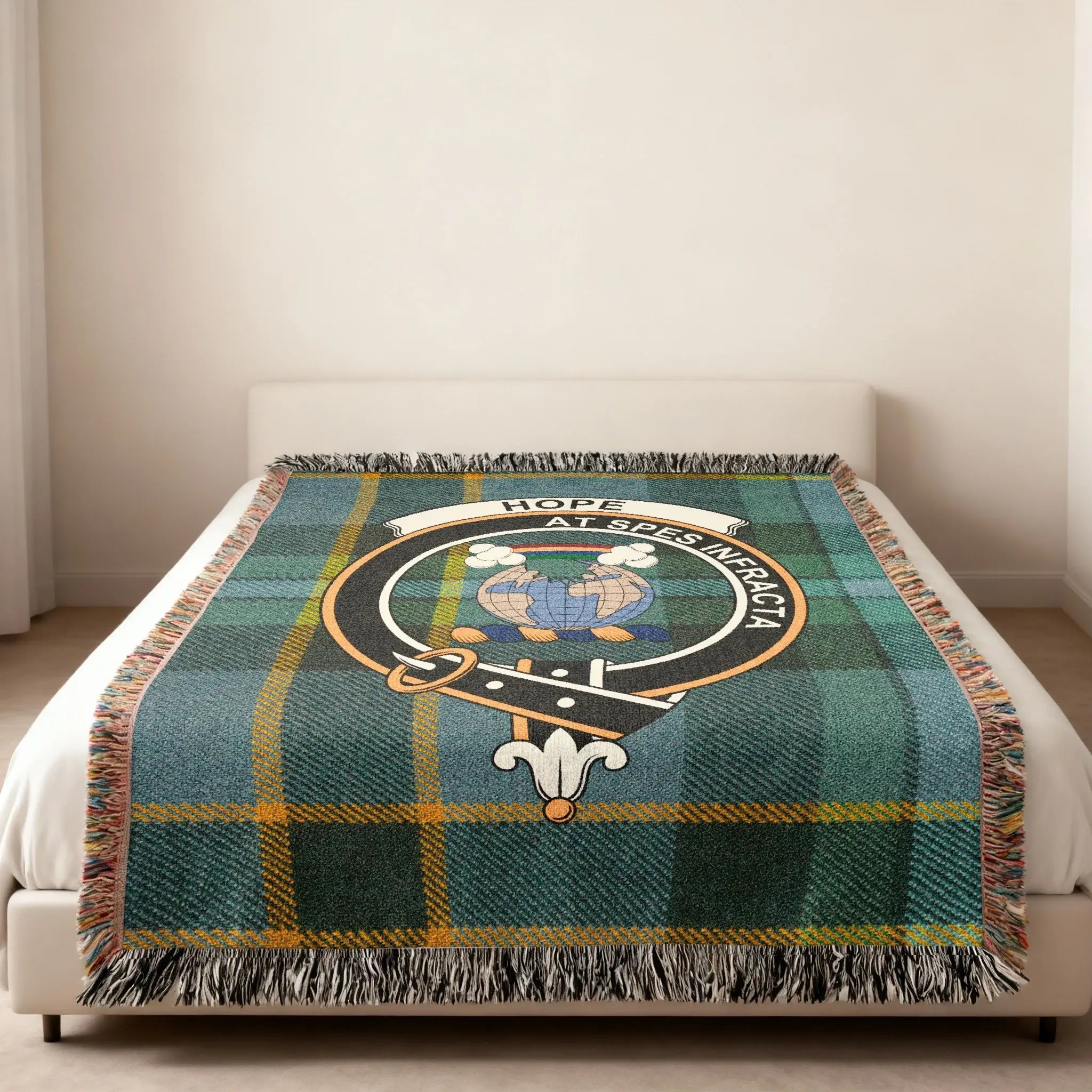 Hope At Spes Infracta Scottish Clan Emblem Blanket