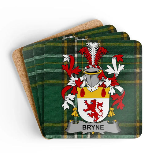 Bryne Scottish Family Crest Coaster Set product