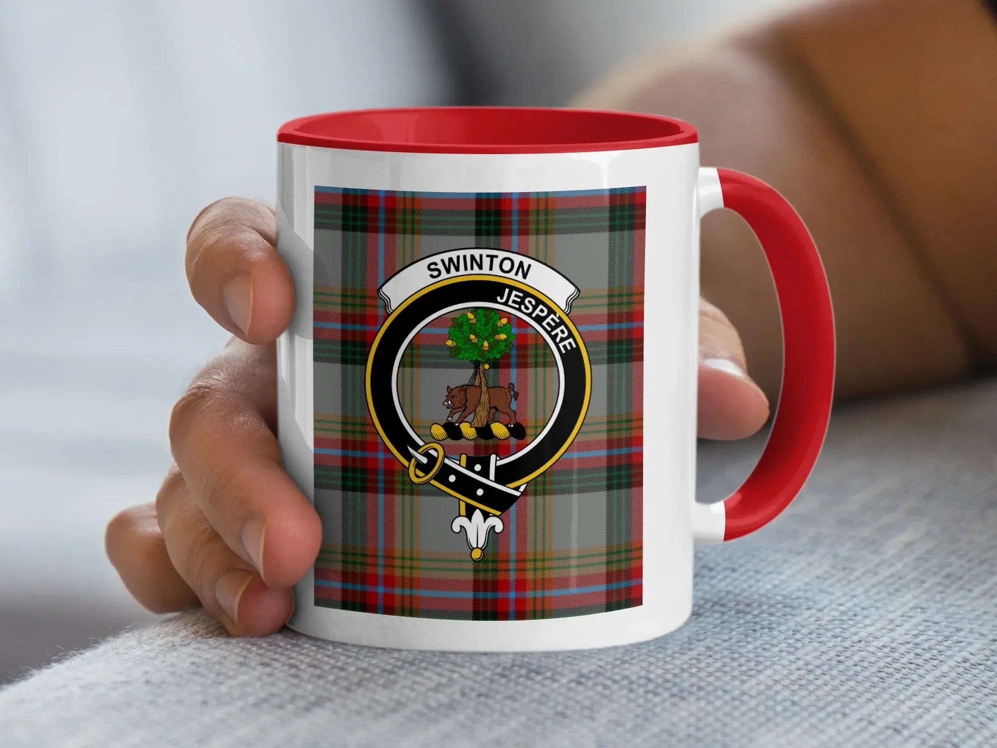 Swinton Clan Jespere Plaid Tartan Coffee Mug Product