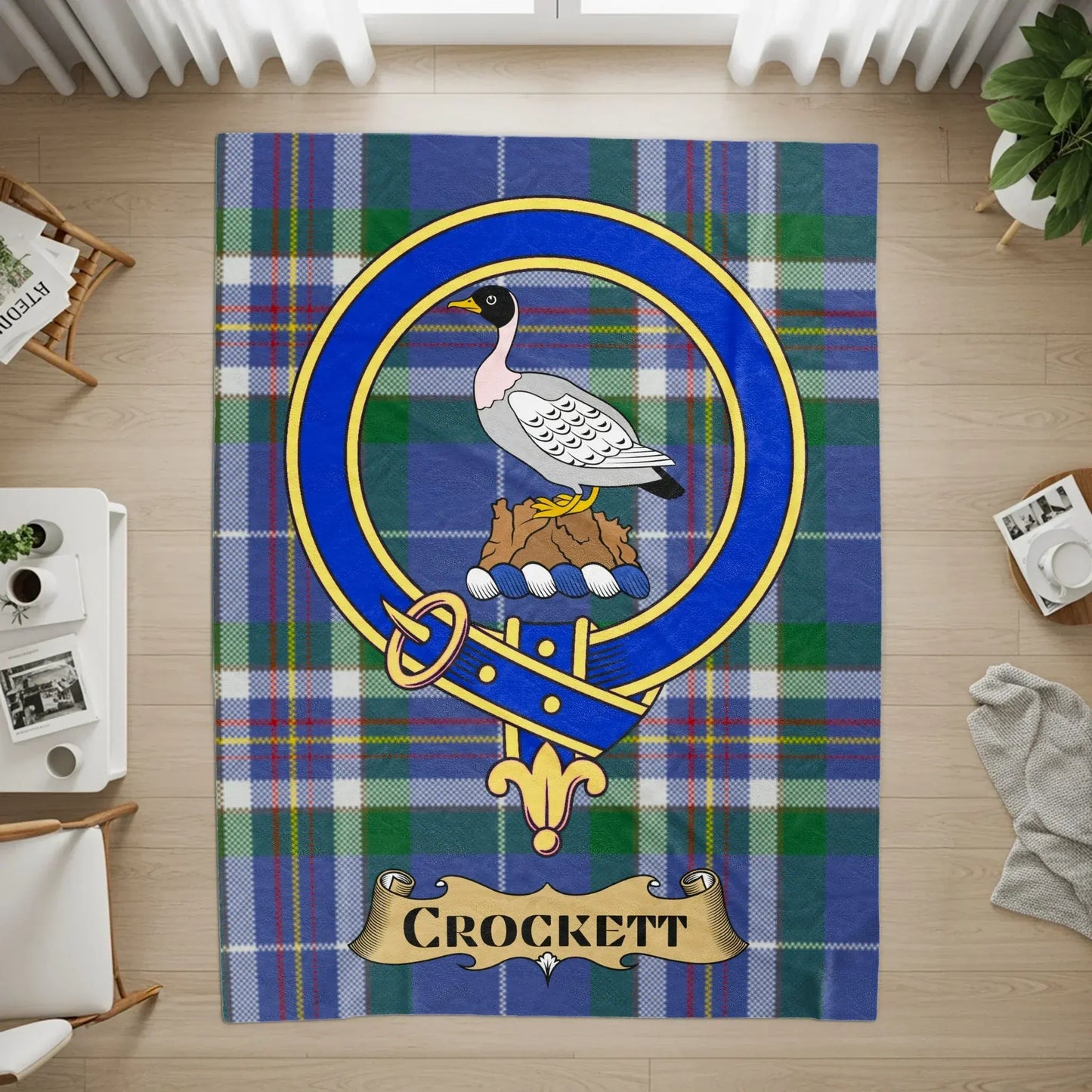 Scottish Heritage Tartan Crockett Themed Rug product