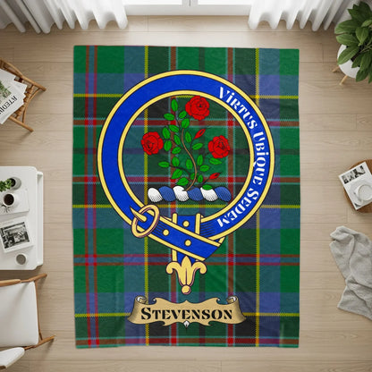 Stevenson Tartan Design Family Crest Rug Product