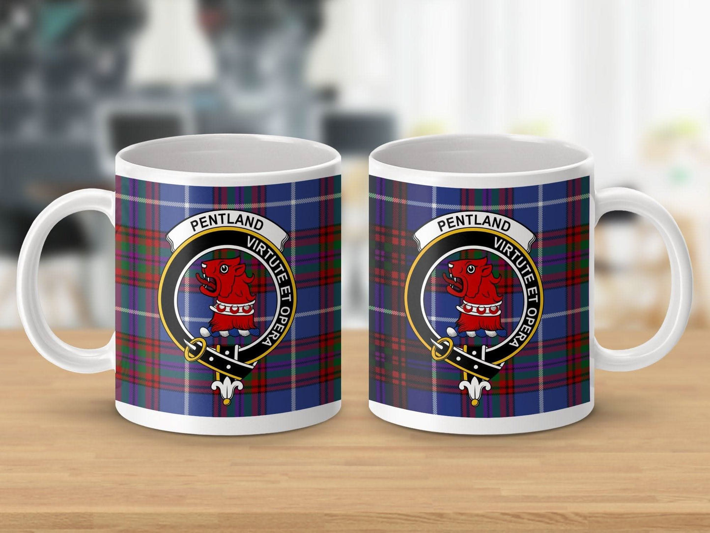 Pentland Virtute Opera Mugs with Tartan Design product