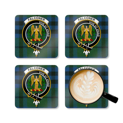 Falconer Vive Ut Vivas Emblem Coaster product