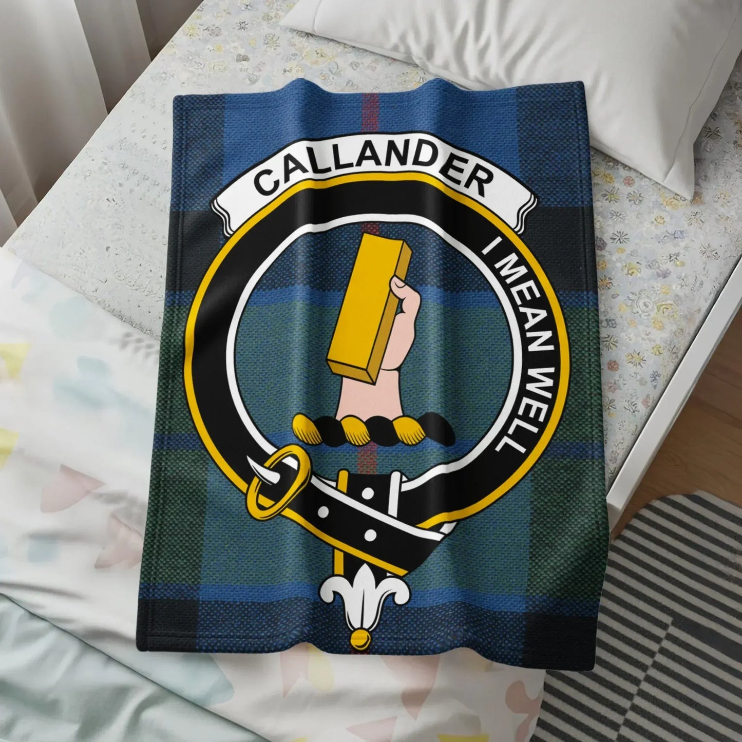 Callander Mean Well Tartan Crest Home Decor product