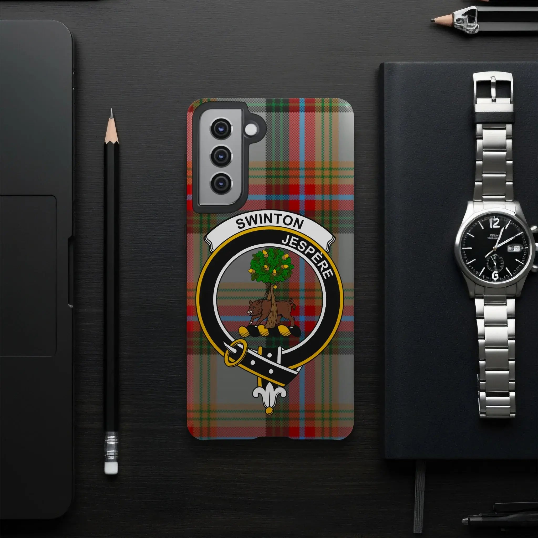 Swinton Jespree Clan Crest Phone Case for Samsung