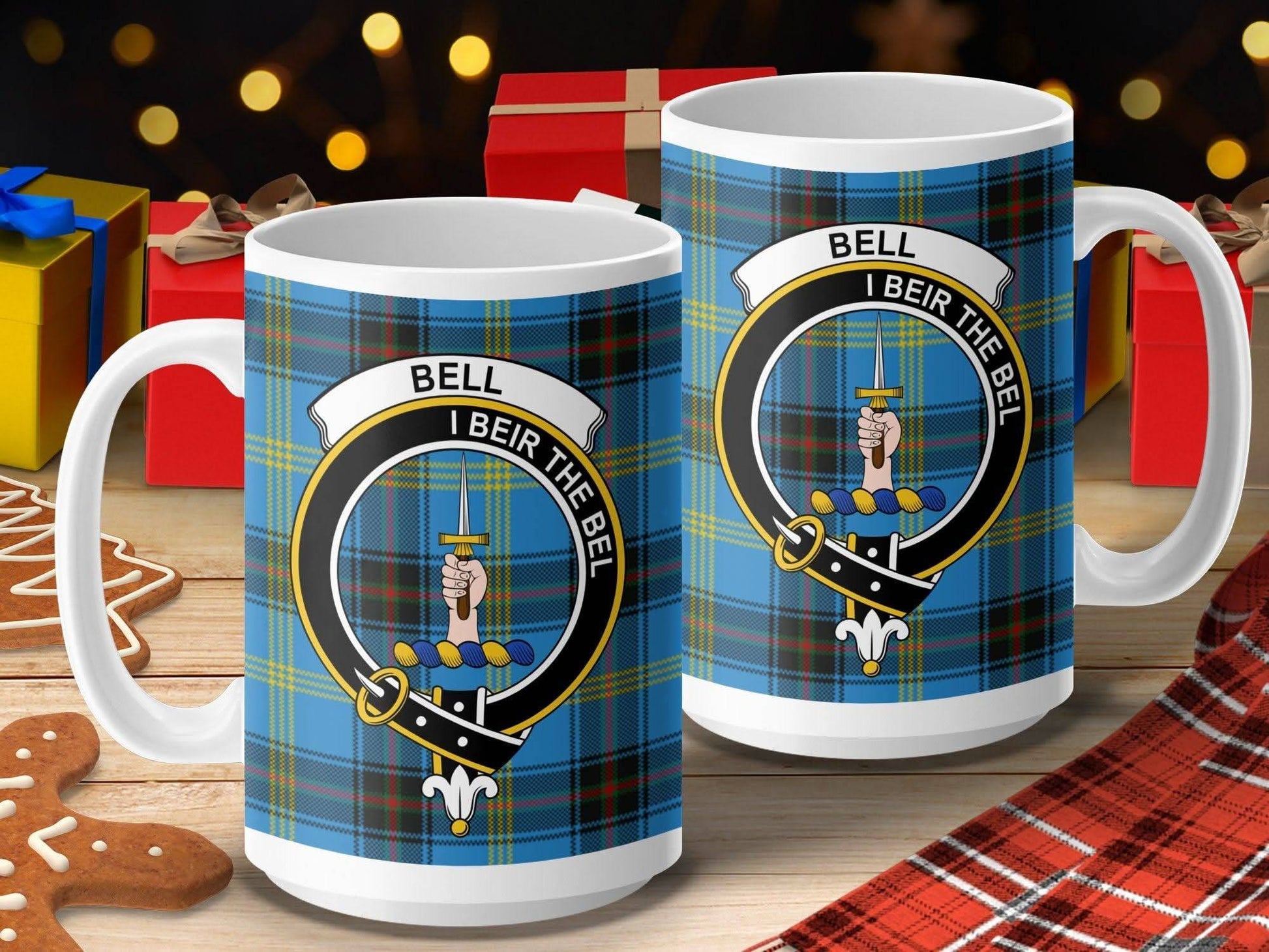 Scottish Tartan Clan Crest Coffee Mug Gift Product