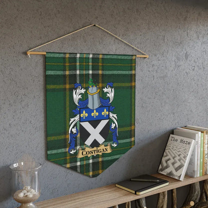 Costigan Family Crest Plaid Wall Hanging Decor product