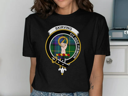 Skirving Fit Inde Firmior Crest Emblem T-shirt product