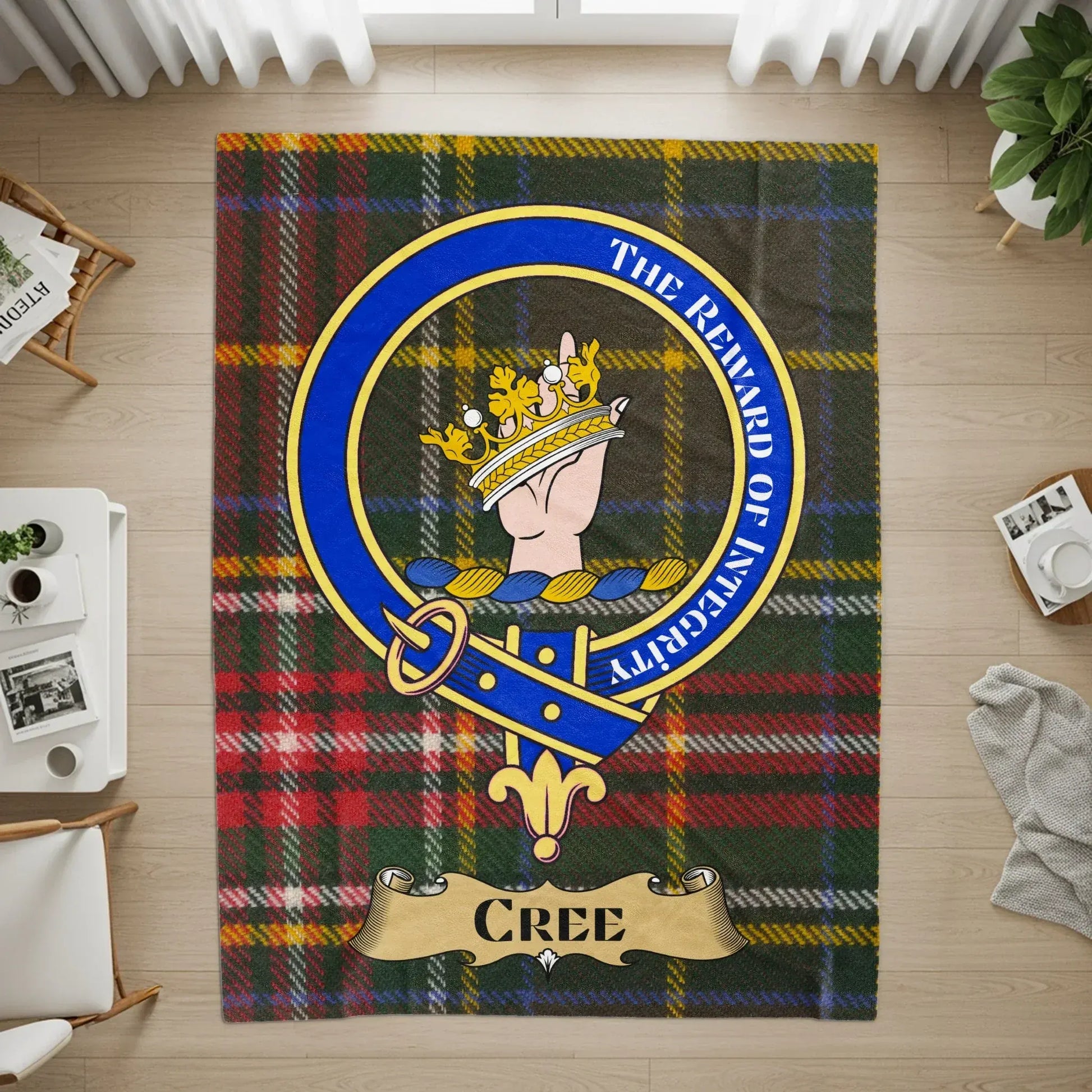 The Reward Of Merit Cree Tartan Crest product
