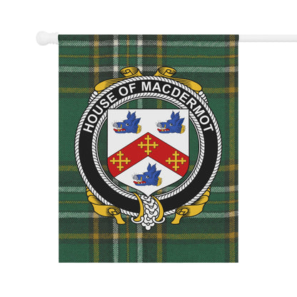 House of MacDermot Crest Flag Decor Item