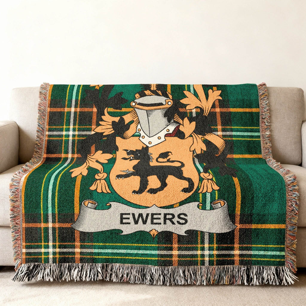 Ewers Family Crest Tartan Pattern Heritage product type