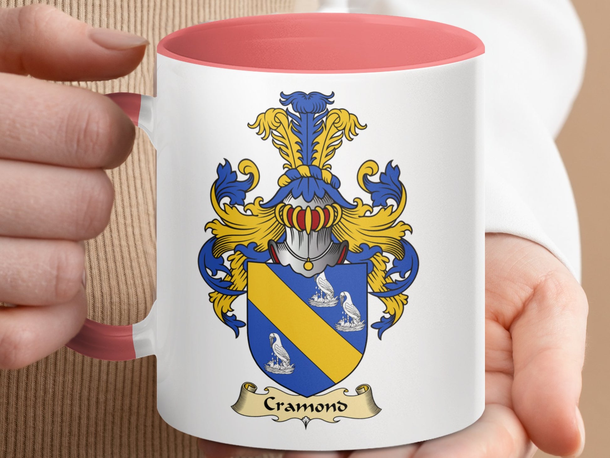 Clan Cramond Scottish Clan Accent Coffee Mug - Living Stone Gifts