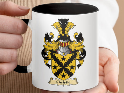 Clan Christie Scottish Coat of Arms Coffee Mug - Living Stone Gifts