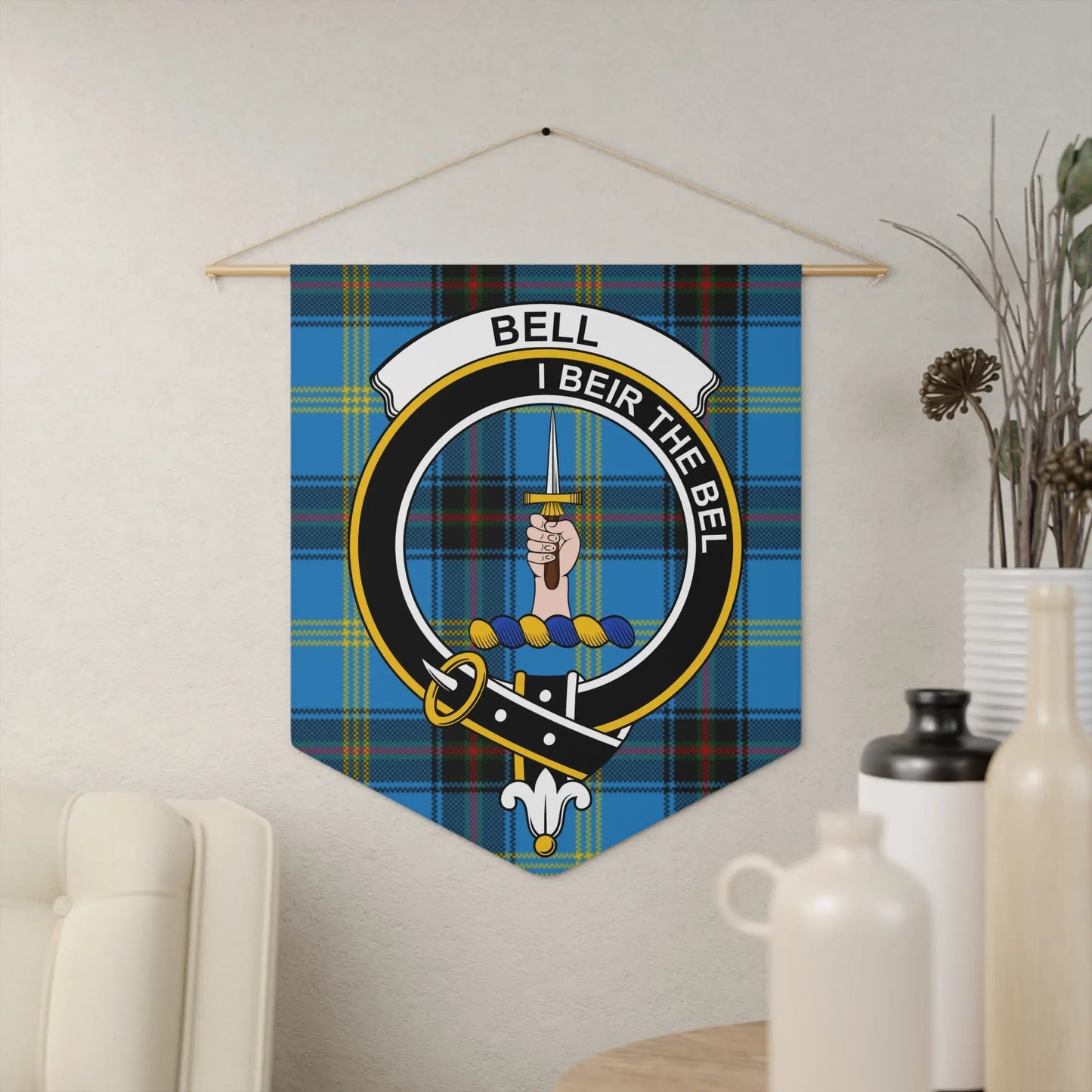 Bell Beir The Bel Custom Tartan Wall Hanging Decor product