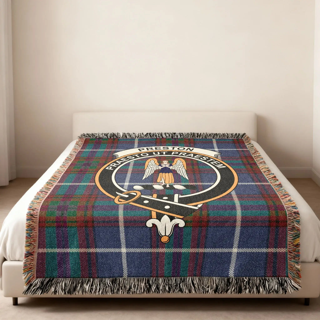 Preston Praesto Ut Praestem Tartan Design Blanket