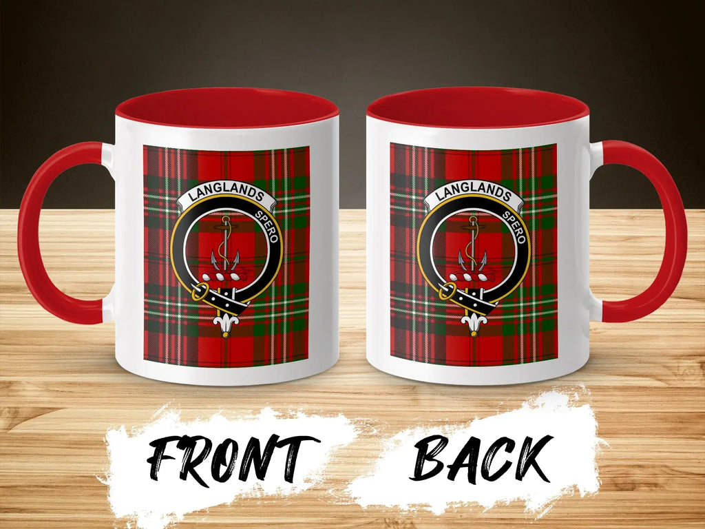 Langlands Spero Emblem Tartan Mug Unique Gift Item