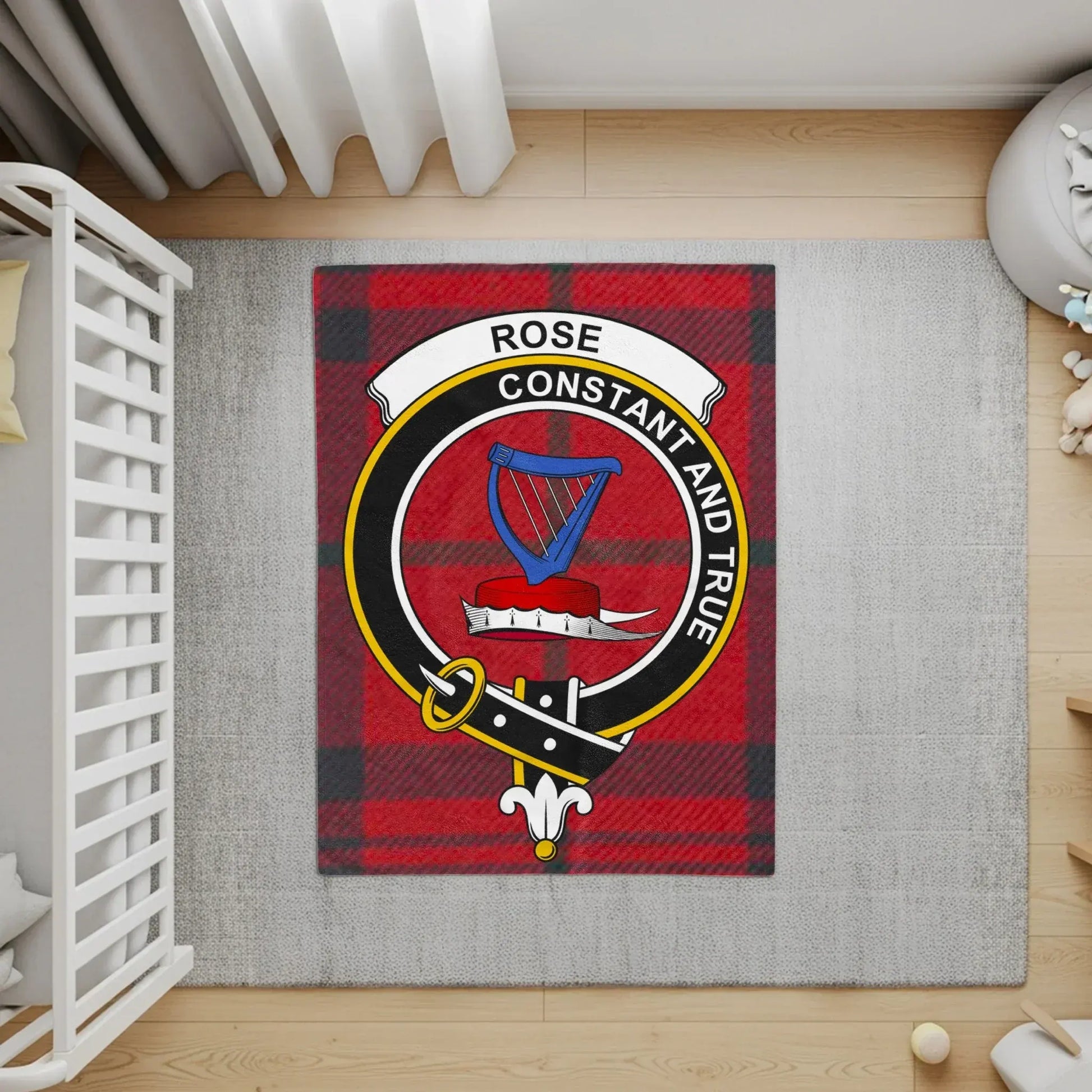 Rose Constant And True Clan Crest Tartan product