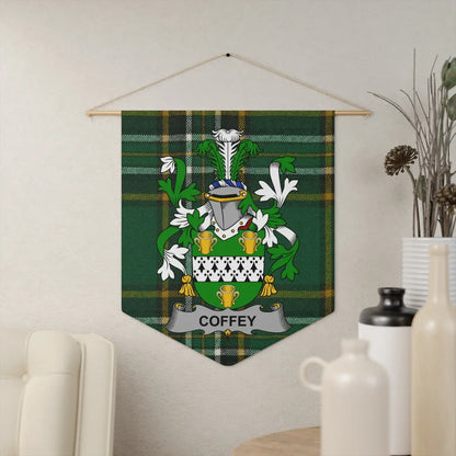 Coffey Plaid Design Family Crest Wall Hanging product type